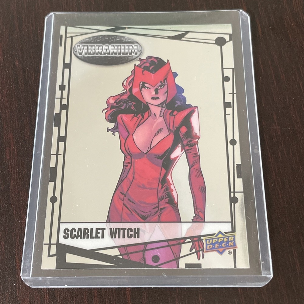 Scarlet Witch Marvel Vibranium Upper Deck Insert Card Avengers MCU 2015 Rare